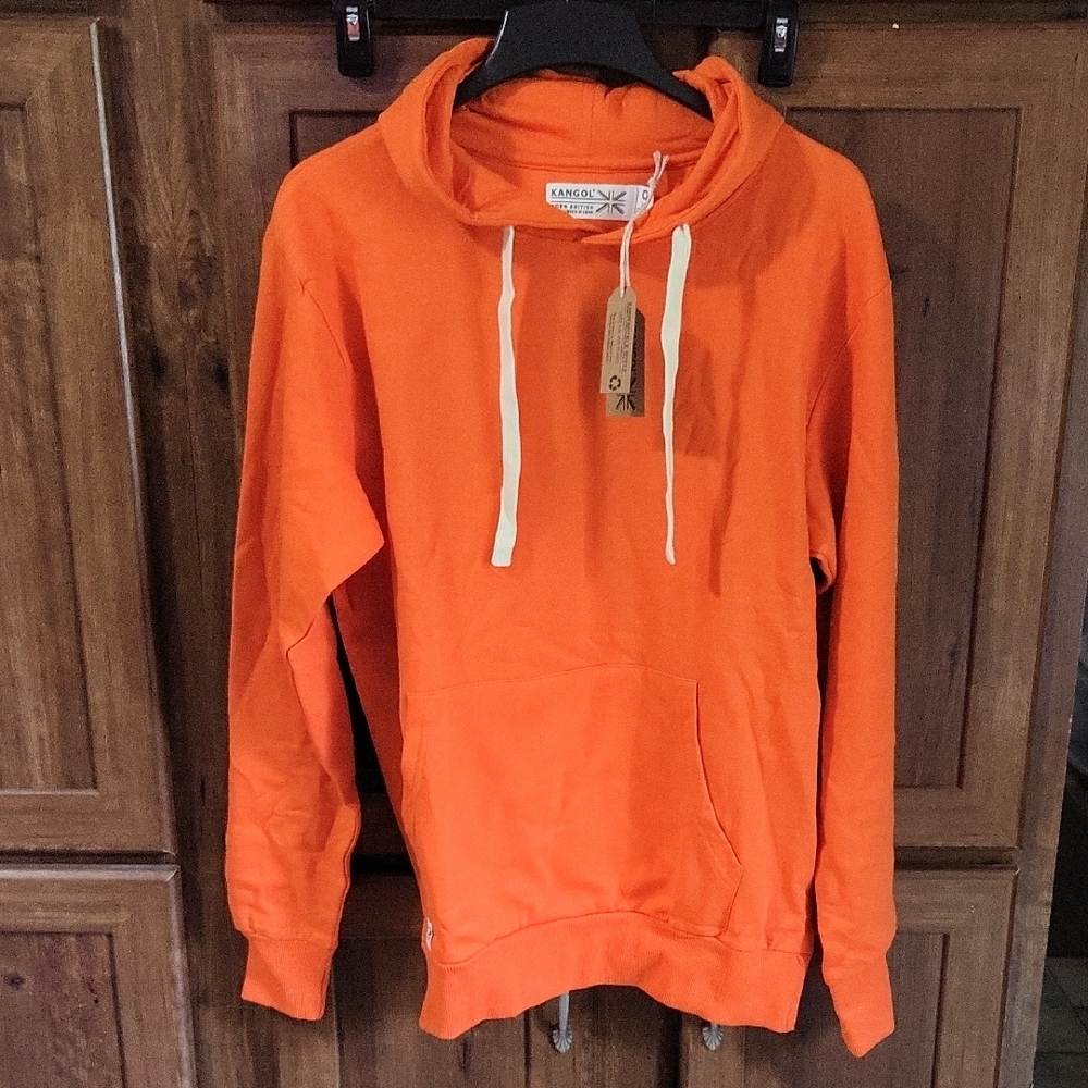 Kangol Orange Hoodie Sweatshirt
